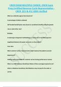 CRCR EXAM MULTIPLE CHOICE&comma; CRCR Exam  Prep&comma;Certified Revenue Cycle Representative - CRCR &lpar;Q&rsquo;s & A&rsquo;s&rpar; 100&percnt; Verified  