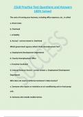 CSLB Practice Test Questions and Answers  100&percnt; Solved 