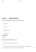UNIT 1 &mdash; MILESTONE 1 prep 5&period;