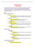NR328 Peds Exam I Study Guide{GRADED A PLUS}