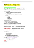 NURS 3628 - PEDS Exam 3 Study Guide&period;