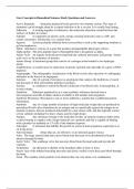 Core Concepts in Biomedical Sciences Study Questions and Answers&period;