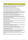 GNUR 238 Safety Exam Latest Update 