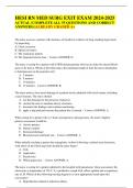 HESI RN MED SURG EXIT EXAM 2024-2025  ACTUAL &lpar;COMPLETE ALL 55 QUESTIONS AND CORRECT ANSWERS&rpar; &vert;ALREADY GRADED A&plus;