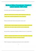 Medical Office Procedures Bundled Exams Questions and Answers Latest Versions &lpar;2024&sol;2025&rpar; &lpar;Complete and Accurate&rpar;