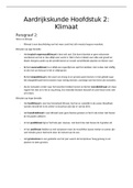 Aardrijkskunde, Samenvatting, BuiteNLand HAVO/VWO 1 Hoofdstuk Klimaat Paragraaf 1,2,3,4,5,8,9