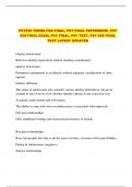 PSY 658 &sol;PSY658 BUNDLED EXAMS WITH DETAILED QUESTIONS AND VERIFIED ANSWERS