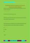 Corporate Finance Questions and Correct Answers & Latest Updated