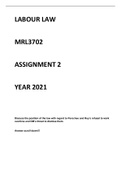 MRL3702 ASSIGNMENT 2 SEMESTER 1 AND 2 2021