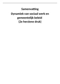 Samenvatting  Dynamiek van sociaal werk en gemeentelijk beleid  (2e herziene druk) 