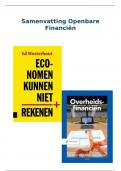 Samenvatting Openbare Financi&euml;n &lpar;690227-B-6&rpar;