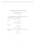 Lista de ejercicios resueltos de sistema de ecuaciones diferenciales