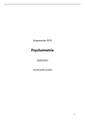 SPSS Stappenplan Psychometrie (Uitgebreid)