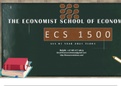 ECS1500 - Economics 1500 Assignment 01 Year 2021 TL001