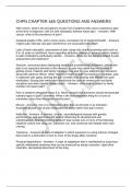 CHPN CHAPTER 4&5 QUESTIONS AND ANSWERS