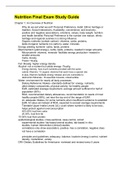 HUN 1201 - Nutrition Final Exam Study Guide&period;