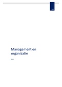 Samenvatting I&M: management en organisatie