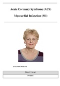 Case Study Acute Coronary Syndrome (ACS) Myocardial Infarction (MI), JoAnn Smith, 68 years old, (Latest 2021) Correct Study Guide, Download to Score A