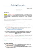 Cours complet - innovation et marketing