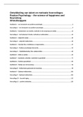 Samenvatting Positive Psychology, ISBN: 9781544322926  Ontwikkeling van Talent en Motivatie (441086-B-6)