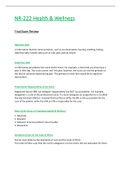 NR222 &sol; NR 222 Final Exam BUNDLE &lpar;Latest 2021&sol; 2022&rpar;&colon; Health & Wellness - Chamberlain 