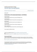Introduction to Environmental Science&colon; 2nd Edition