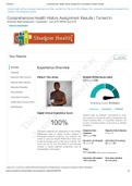 Comprehensive Health History Assignment Completed Shadow Health&period;pdf  Latest Verified Document