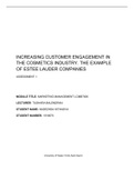 INCREASING CUSTOMER ENGAGEMENT IN THE COSMETICS INDUSTRY. THE EXAMPLE OF ESTEE LAUDER COMPANIES