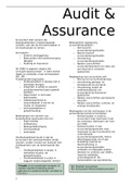 Korte samenvatting Audit & Assurance: de basics van een uitdagend beroep