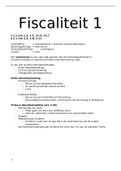 Samenvatting Fiscaliteit  Belastingrecht Bachelors Masters 2020-2021 Theorieboek, ISBN: 9789463172073