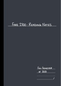 Survey of Natural Resource Economics (FARE 2700) - Reading Notes