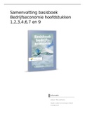 Samenvatting Basisboek Bedrijfseconomie, ISBN: 9789001889173  Bedrijfs-economie