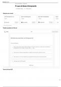 Florida laws & rules chiropractic board 2024 actual test questions and answers