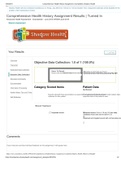 Comprehensive Health History Assignment Completed Shadow Health Objective Data&period;pdf  Latest Verified Document