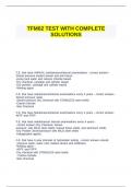 TFM02 TEST WITH COMPLETE SOLUTIONS&period;