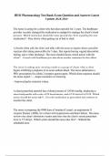 HESI Pharmacology Test Bank Exam Question and Answers Latest Update 2024&sol;2025