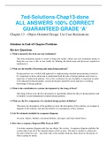 7ed-Solutions-Chap13-done ALL ANSWERS 100% CORRECT GUARANTEED GRADE ‘A’