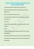 BUNDLE&colon;&colon;- MASSACHUSETTES PERMIT EXAMS WITH COMPLETE SOLUTIONS 