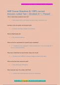 MSF Course Questions & 100&percnt; correct  Answers- Latest Test &vert; Graded A&plus; &vert; Passed