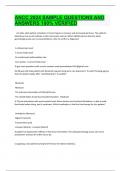 ANCC 2024 Sample Questions