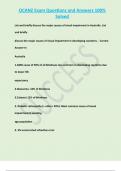 OCANZ Exam Questions and Answers 100&percnt;  Solved 