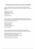 ATI Pharmacology Proctored Exam Verified Q & A &lpar;2024&sol;2025&rpar;