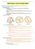 NUR 4110 - Med Surg II - Exam 2 Study Guide.