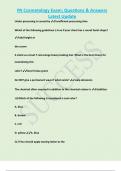 PA Cosmetology Exam&semi; Questions & Answers  Latest Update  