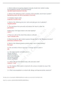 BIOS 255 Week 8 Final Exam Questions And Answers( Download To Score An A)