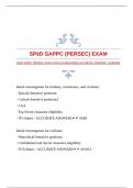 SP&emacr;D SAPPC &lpar;PERSEC&rpar; EXAM WITH GUARANTEED ACCURATE ANSWERS &vert;VERIFIED