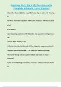 Prophecy PACU RN A V1&semi; Questions with  Complete Solutions &lpar;Latest Update&rpar;  