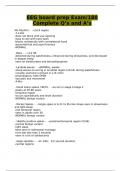 EEG board prep Exam&sol;180 Complete Q&rsquo;s and A&rsquo;s