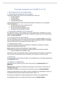Samenvatting 'Financieel management voor het MKB' H1 t&sol;m H5 incl&period; formules