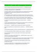 RT203 PFT exam with Complete Solutions